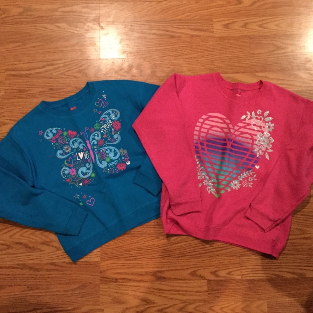 (Lot of 2) Girls Sweatshirts
